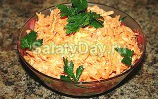 Салат из моркови с чесноком и майонезом – 6 рецептов
