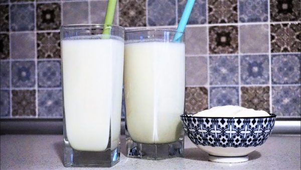 Айран на молоке и сметане