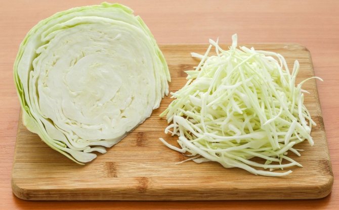 Нашинкованная капуста