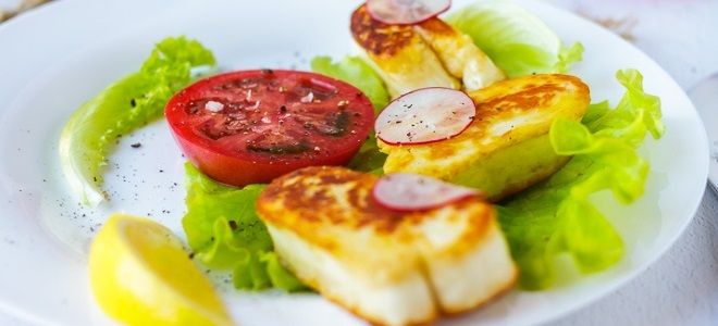 жареный сыр сиртаки
